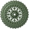 Ekena Millwork Sellek Ceiling Medallion (Fits Canopies up to 1 1/8"), 18 1/2"OD x 7/8"ID x 1 1/2"P, Athenian Green CM18SKAGF - alternate 1